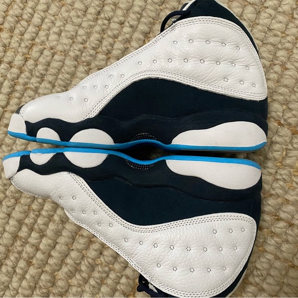 Jordan 13 Retro White Obsidian Powder Blue GS 5Y - Picture 3 of 10